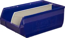 Разделитель по длине для ящика 5005 литьевой PP мм, белый