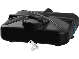 Бак пластиковый для летнего душа с подогревом, 250 л, черный [Б-250(М)]