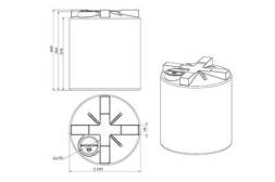 Емкость T 10000 л синяя